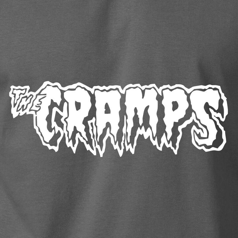 

THE CRAMPS Logo Vintage Retro Lux Interior Psycobilly Punk Rock Band Tee Unisex T-Shirt XL