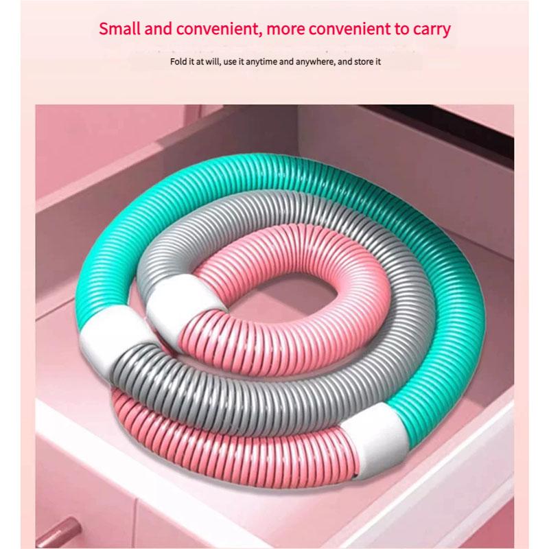 Weighted Hula Hoop for Women Waist Slimming Flexible Spring Coil Design Low Impact Abdominal Exercise Toning Fitness Home Workout Equipment