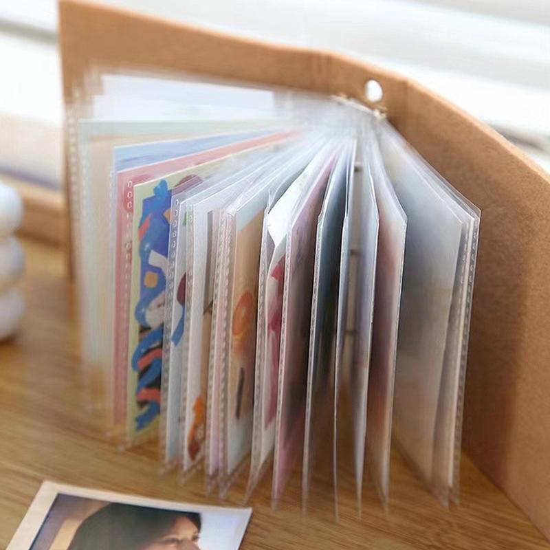 Mini Loose Leaf Albums Card Storage 3 Inch Photo One Grid For Fujifilm Instax Mini12/11/8/9/7/7+/40/90 Camera Mini Film Albums