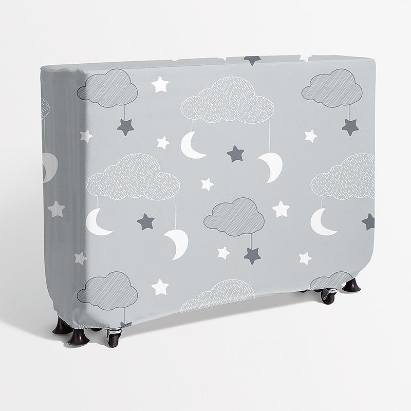 

Folding Bed Dust Cover Office Single Lunch Break Bed Protective Case Elastic Breathable Dustproof Nap Camp Bed Recliner Cover