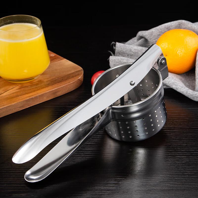 ZISIZ Manueller Edelstahl Küchenentsafter Auspresser