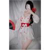 Sexy Lingerie Pure Desire Thin Perspective Strawberry Kimono Seduction Hot Pajamas Bed Passion Uniform Set