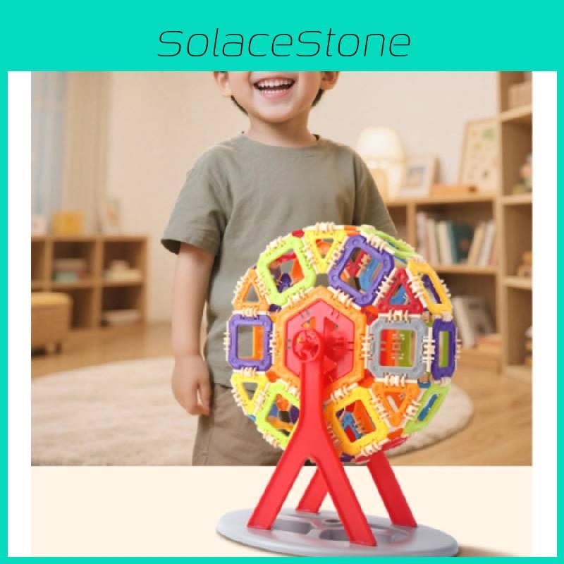 Ferris Gameplay Multi Wheel Buckle Assembly Building Block Children Puzzle Toy