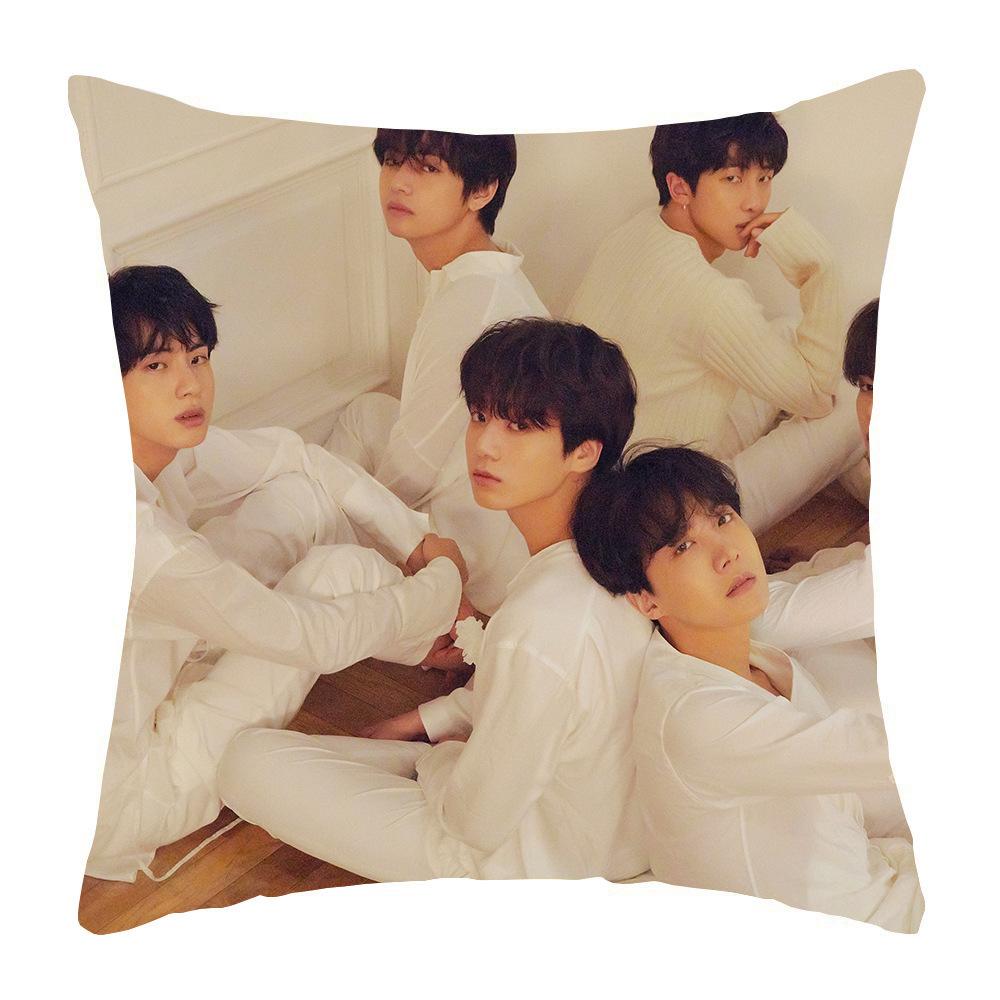 Of The Soul 7 Print Pillow Case Decorative Kpop Bangtan Boys Cover Cushion