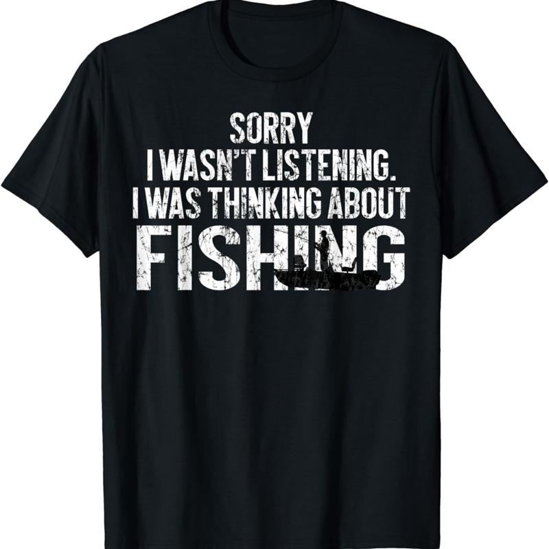 Fishing Funny T Shirt Sarcasm Quotes Joke Hobbies Humor S