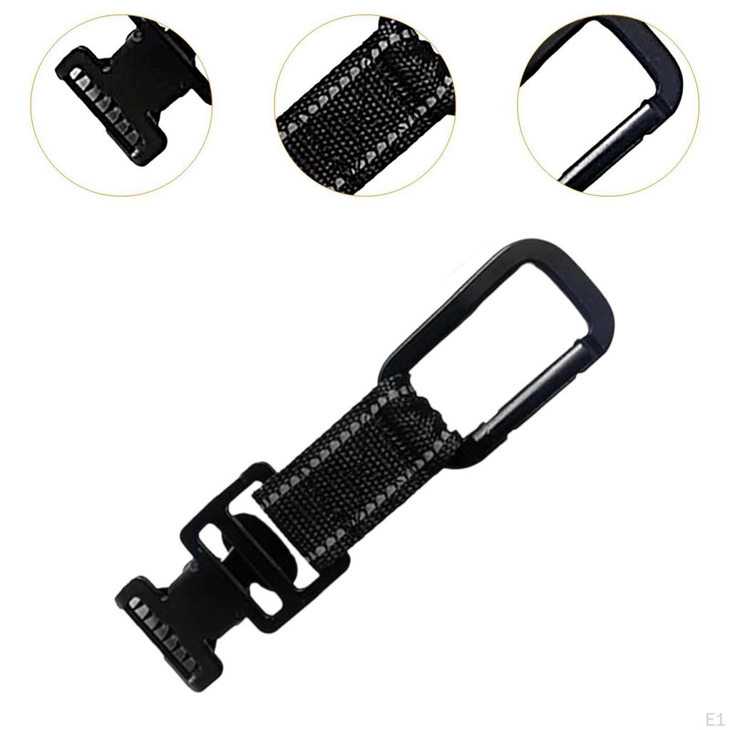 Clip, Firefighter , Glove Strap, Metal/polyester, Easy Attachment for Construction Site Equipment,