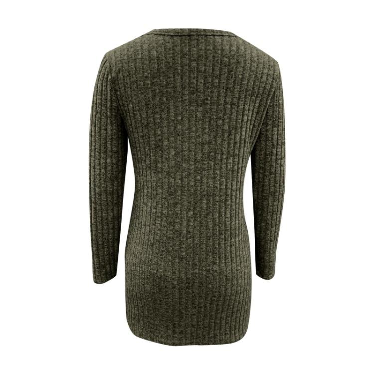Elegant Women Long Sleeve Cardigan Sweater Coat Top Ladies Wear