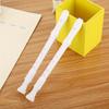 2pcs 0.5mm creative blowable flute shape gel pen cute cartoon learning stationery water-based signature pen