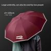 2026 Hot For Volkswagen VW Car Led Light Automatic Folding Windproof Sunshade Umbrella For Volkswagen R Touareg Tiguan Magotan G