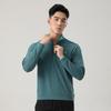 Adidas Lightweight Half-Zip Top Solid Color Golf Long Sleeve T-Shirt Men Tops JX7230