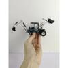 1/50 Simulation Scale Alloy Engineering Vehicle Model Two-way Forklift Excavator Simulation Rich In Details, Finely Crafted