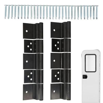 Mobile Home Door Hinges Alloy Steel RV Entry Door Hinge Kit Motorhome Parts Easy Install Entry Door Friction Hinge Kit Ramp Door