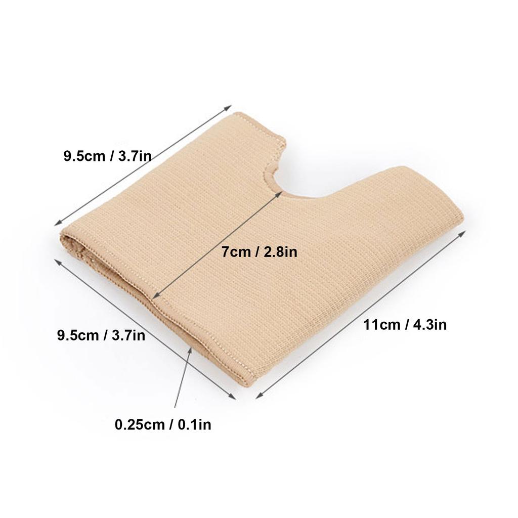 2 Pairs U Shaped Forefoot Sleeve High Elastic Comfortable Forefoot Pads
