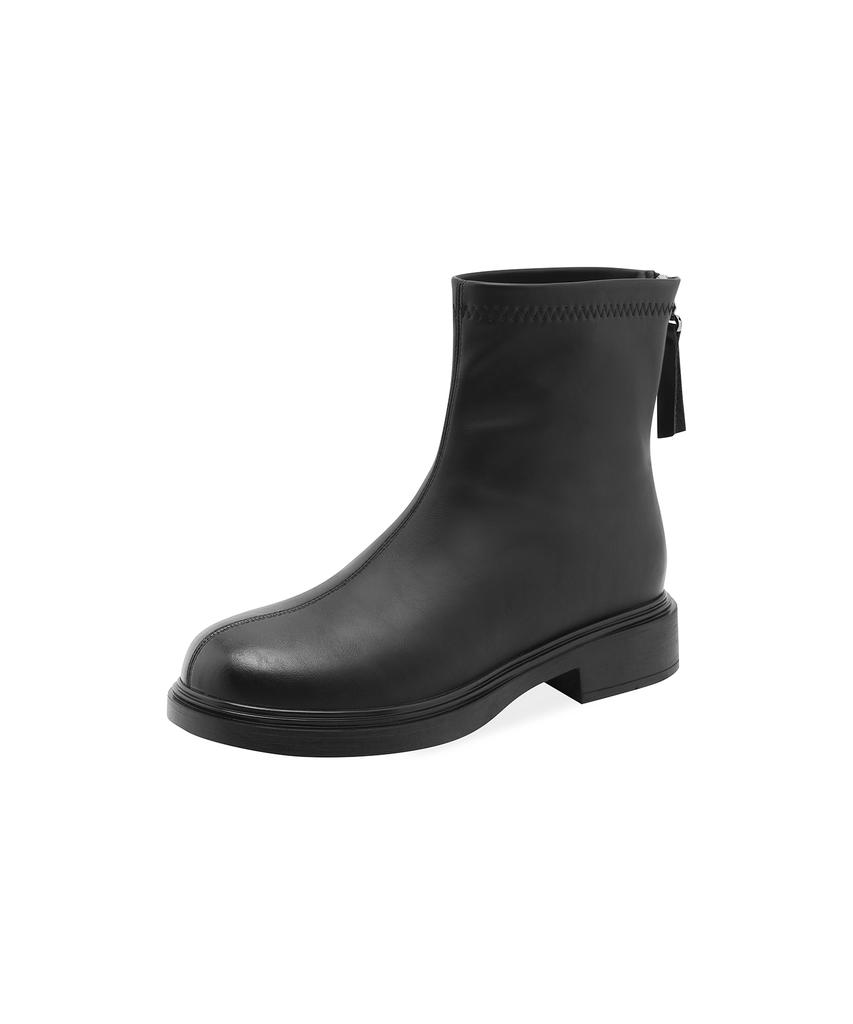 Spur Karen Mid-Ankle Chelsea Stretch Boots - Sa9057 (2 Colors) 3.5Cm