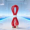 Silicone USB C Charging Cable, USB A to USB C Data Wire Line, 1 Meter Soft Cord for Travel Desk and Bedside Charging