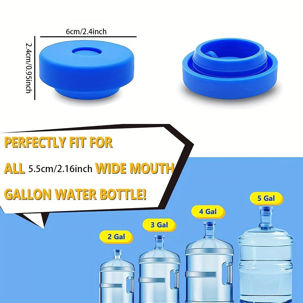 3pcs Barreled Water Bottle Lids Silicone Water Jug Lids Leak Proof Sealing Covers Replacement Cover Drinking Water Bucket Cap