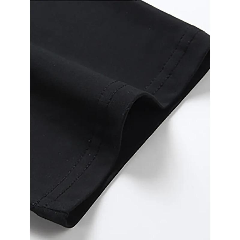 European sizes Men'S Plus-Size T-shirt, Durable and Soft, Humorous "Legalize Common Sense" Print, Machine Washable, Plus Size