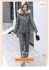 2023 Women's Winter Korean Style Down Cotton Two-Piece Set: Thickened Jacket & Outerwear
