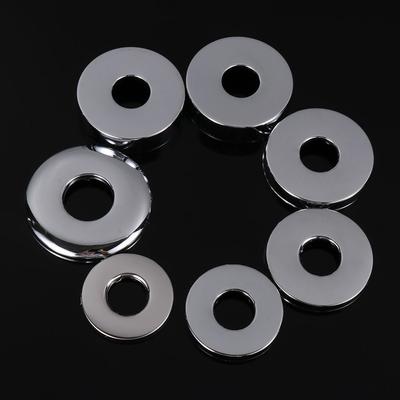 Flange de Parede Cromada Útil Aço Inoxidável Torneira Capa Decorativa Tubo Coberturas de Parede Acessórios para Torneira Decoração de Torneira