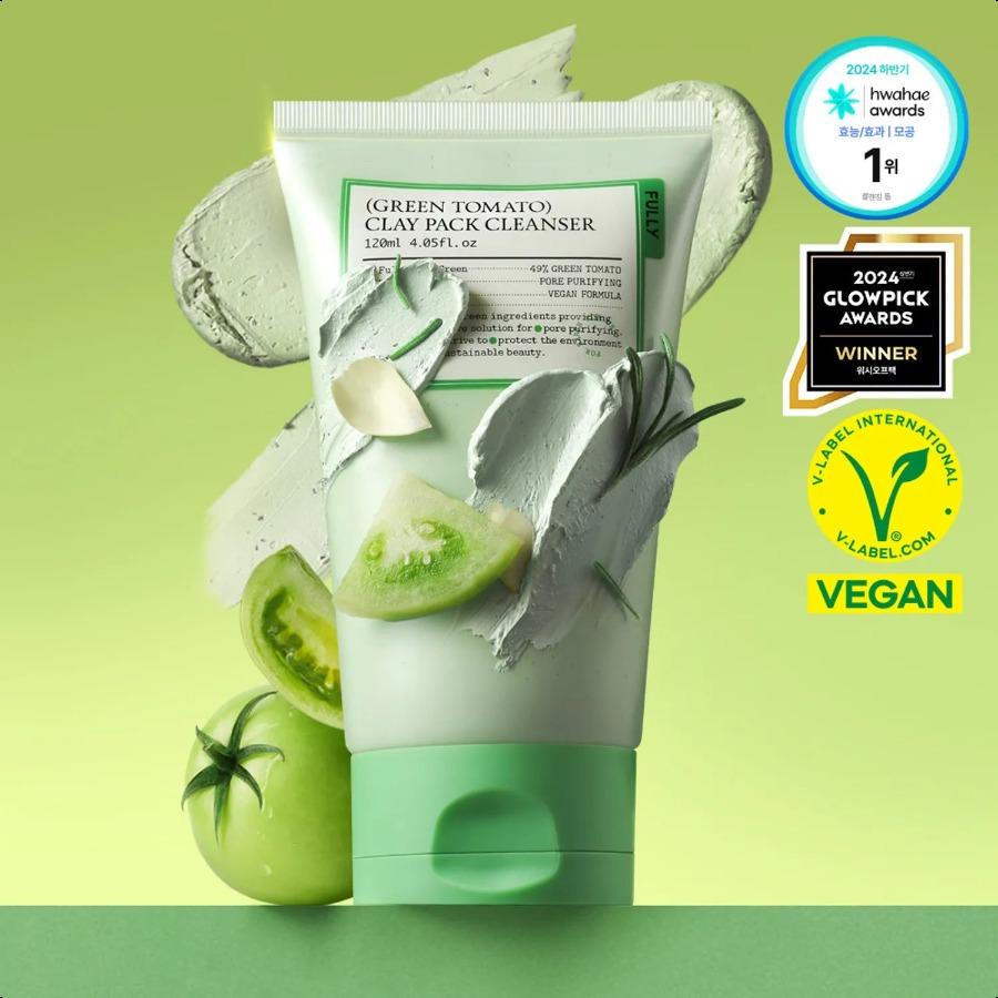 fully Pack Cleanser 120ml – Green Tomato/ Red Tomato/ Rice Dough Green