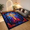 Glass Cross Living Room Nonslip Area Rug Soft Carpet For Bedroom Game Playroom Sofa Office Home Decor Doormat Christmas Gift C926715