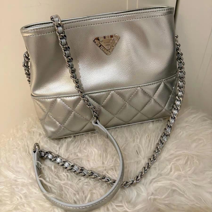 New Black and Gold Night Car Small Square Bag Women's New Summer Chain Shoulder Messenger Bag