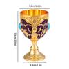 Butterfly Embossed Metal Goblet Shot Glass For Cocktails Whiskeys Drinking Cup For Parties And Home Decoration Gift