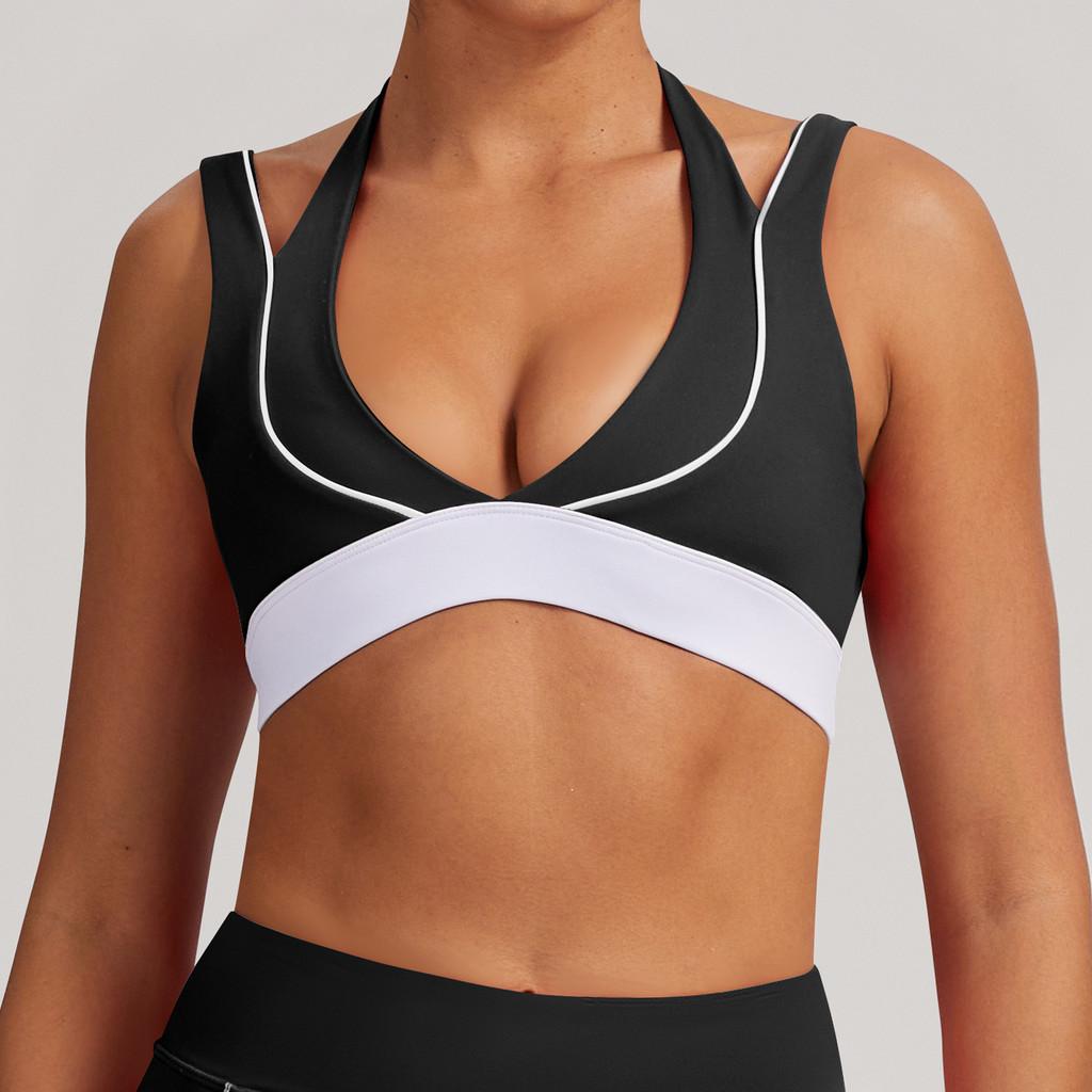 Womens Yoga Sports Bra Set With Quick Dry Fabric For Running And Fitness Activities