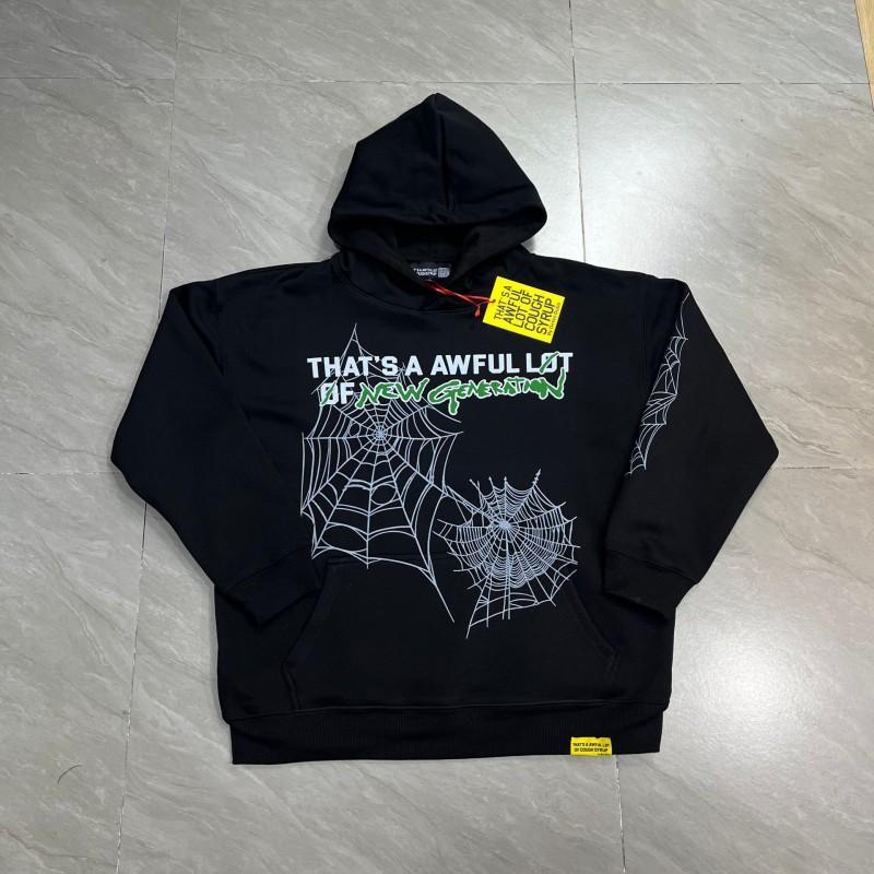 American Style Fleece Hooded Sweatshirt Young Men Letter Print Daily Wear