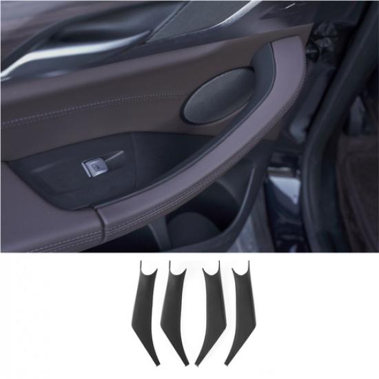 4x Matte Black Car Inner Door Handle Pull Cover For BMW X3 G01 X4 G02 2018-