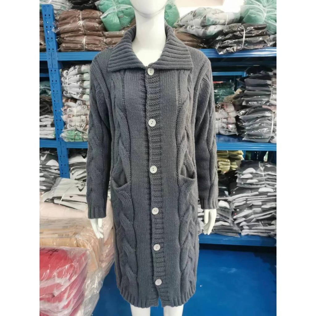 Ladies, Buttons, Cardigans, Sweaters, Knitwear, Warm Shirts, Casual Jackets, Collars, Long Sleeves, Loose Fit