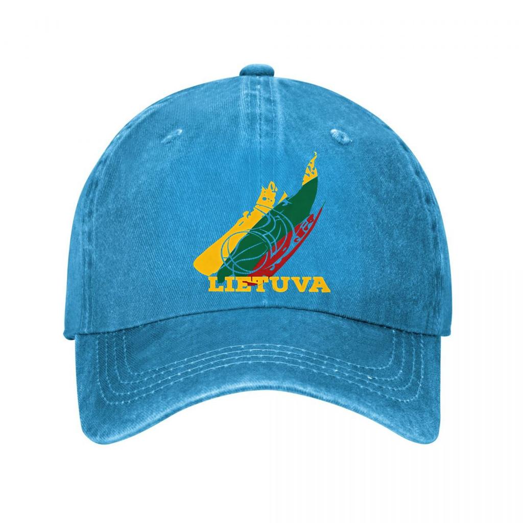 Lietuva Embroidered Vintage Washed Baseball Cap Washed Baseball Cap