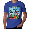 Joan Miro Giardino T-shirt basic personalizzate magliette grafiche da uomo anime