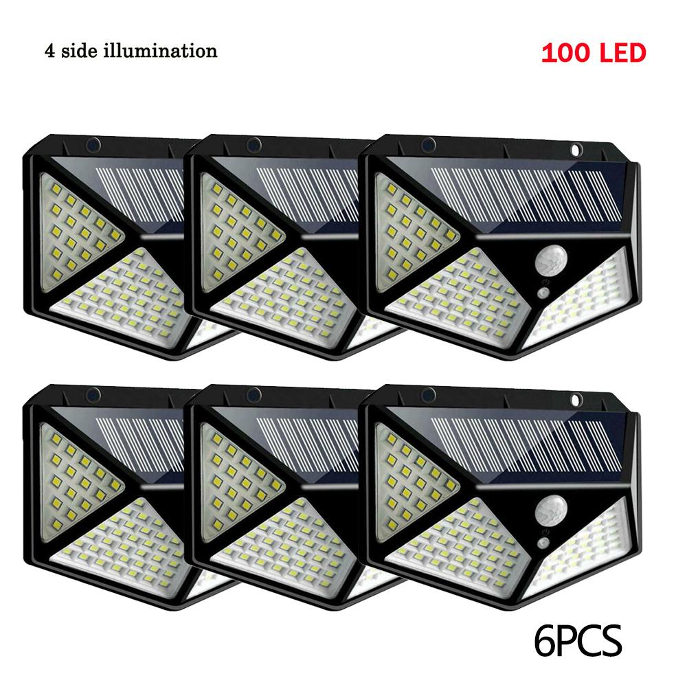 1/2/4/6/8/10PCS Multifunctional LED Solar Lights With Motion Sensor Outdoor Waterproof Decoration 180 Degree Lighting Wall Lamp