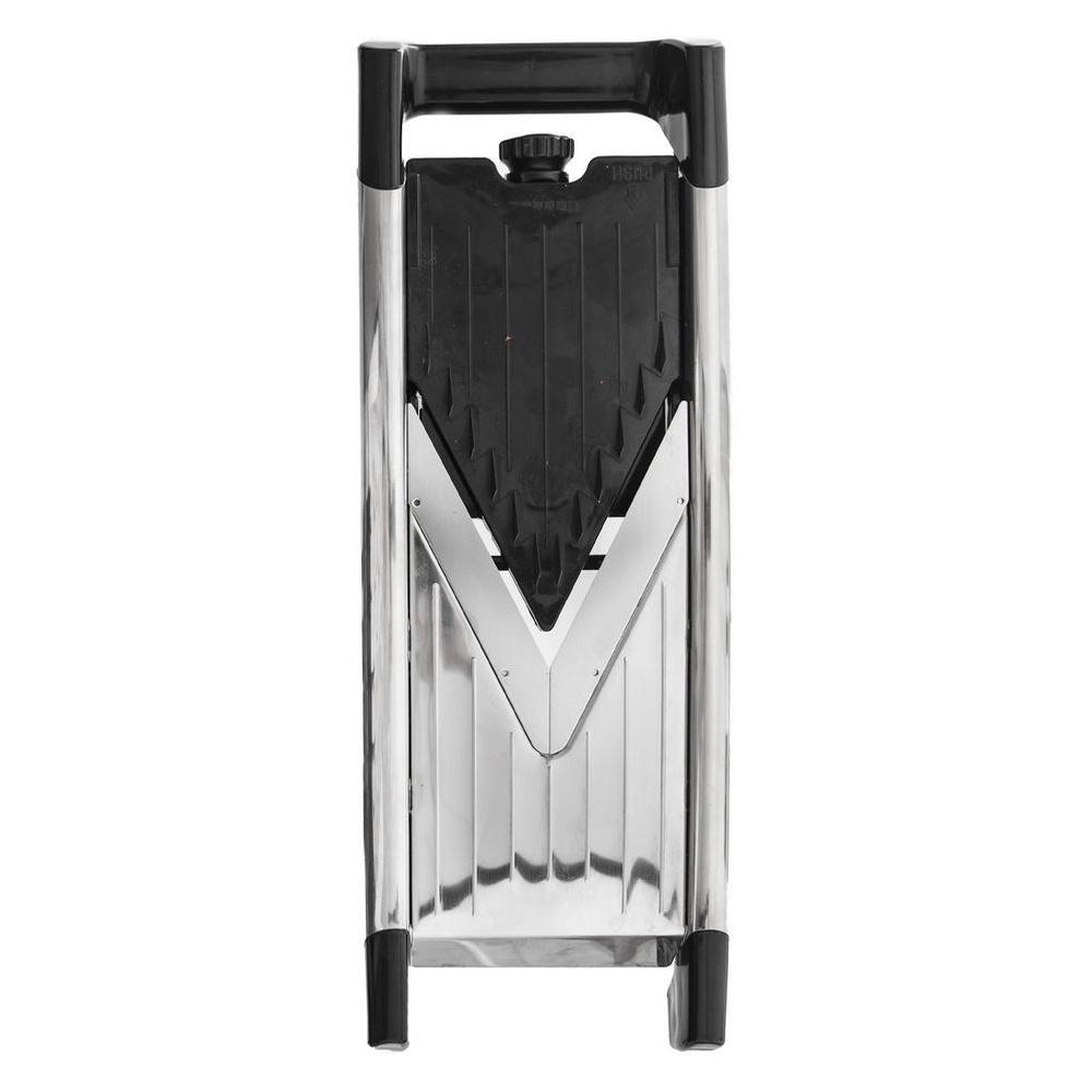 Orion Gray and Black Multifunctional Fruit and Vegetable Slicer with Adjustable Blades 41 Cm