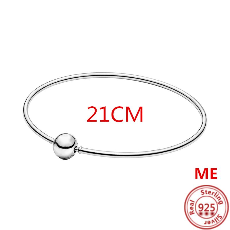 Me Ring S925 Sterling Silber Perle Runder Verbinder Charm Doppelarmreif Passend für Original Me Gliederkette Armband Schmuck