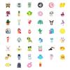100 Small Size 4cm Cute Ins Graffiti Stickers Decorative Stickers