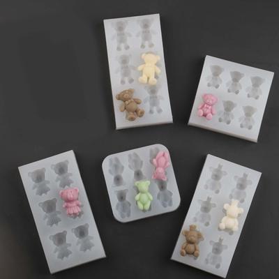 Bear Silicone Mold For Chocolate Fondant Bear Candle Molds For Candle Making Fondant Molds For Cookie Decorating