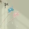 Chinese Style Lotus Hair Sticks Chinese Style Alloy Lotus Simple Hairpin Suitable for Girls Hair Accessories