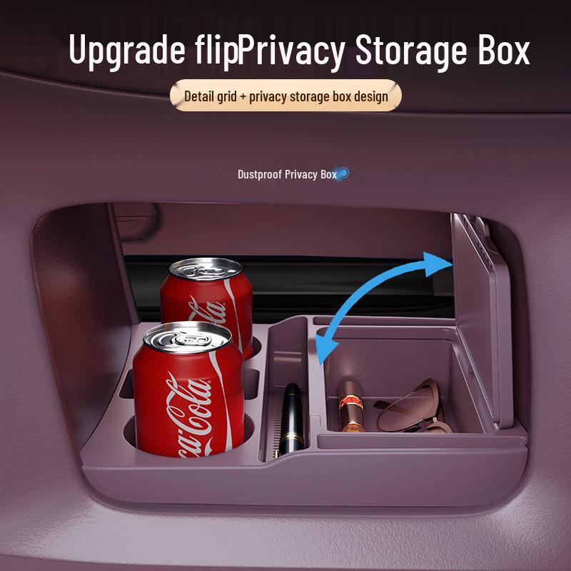 Suitable for 25 Lantu FREE+ Models: Silicone Console Storage & Glasses Case Car Accessory.