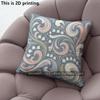 Vintage Floral Scroll Throw Pillow Covers Pattern Cushion Cover Suitable for Sofa Bedroom Car Pillow Cover