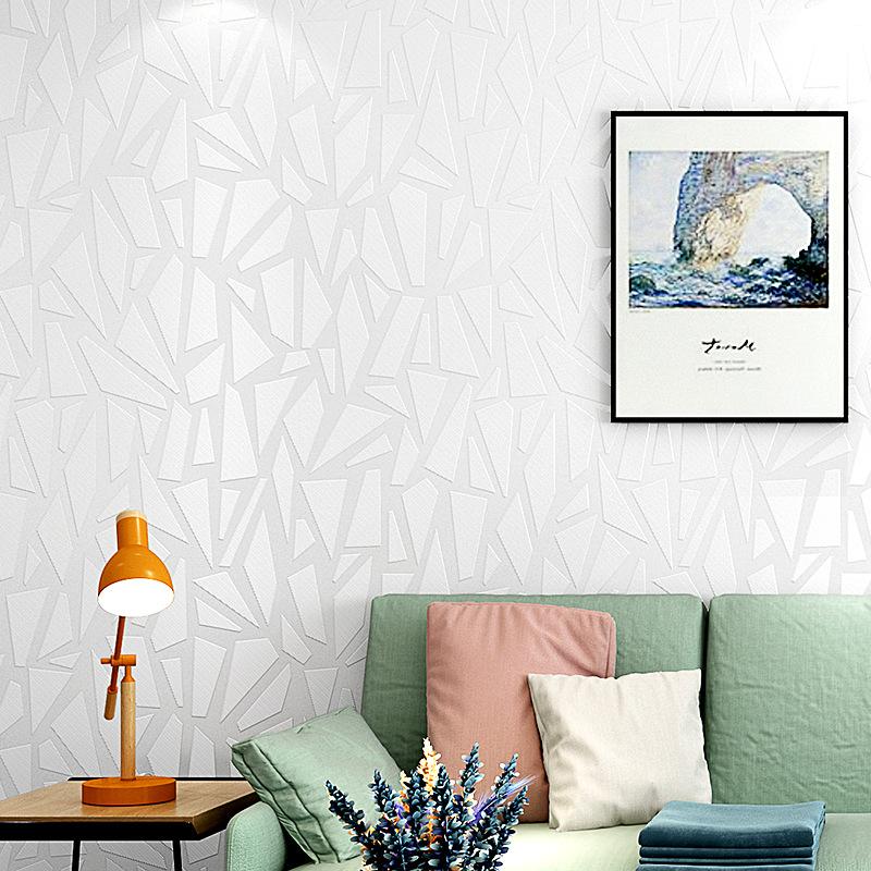 Solid Color 3D Wallpaper High-end Imitation Diatom Mud Nordic Grainy Wallpaper Non-woven Non Self-adhesive Wallpaper Wall Decor