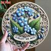 Handmade Metal Tin Plate Wall Art Home Decor 20x20cm