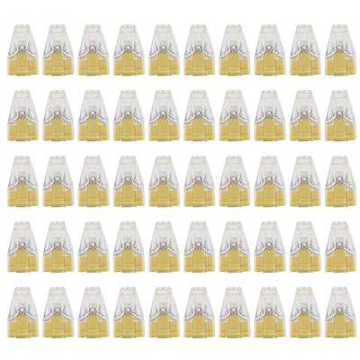 50 Stück Drahtverbinder Nicht-Drehbare Push-in Schnellverbinder Elektrisches Kabel Klemmenblock Set(PCT102 )
