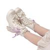 Fashion Lolita Princess Women's Boots Bow Knot Tassel Platform Mid Heel Short Boots Women Fashion Boots Winter Rubber Sole