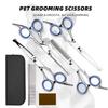 Professional Stainless Steel Pet Grooming Scissors - Safe and Anti-Scratch for Cats and Dogs