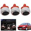 3pcs/Pack Automobiles Climate Control Knobs Fan Speed Adjuster Button For 206 207 Efficient Car Temperature Management