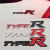 3D Metal Car Styling Type R Logo Rear Trunk Sticker Badge Emblem Decal For Honda Civic TYPE R CRV HRV Accord Fit Car Accessories