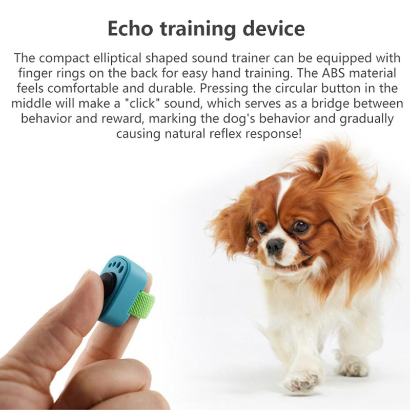 Interactive Sound Clicker Trainer For Thumb Training No Battery For Dogs Cats Positive Reinforcement Train