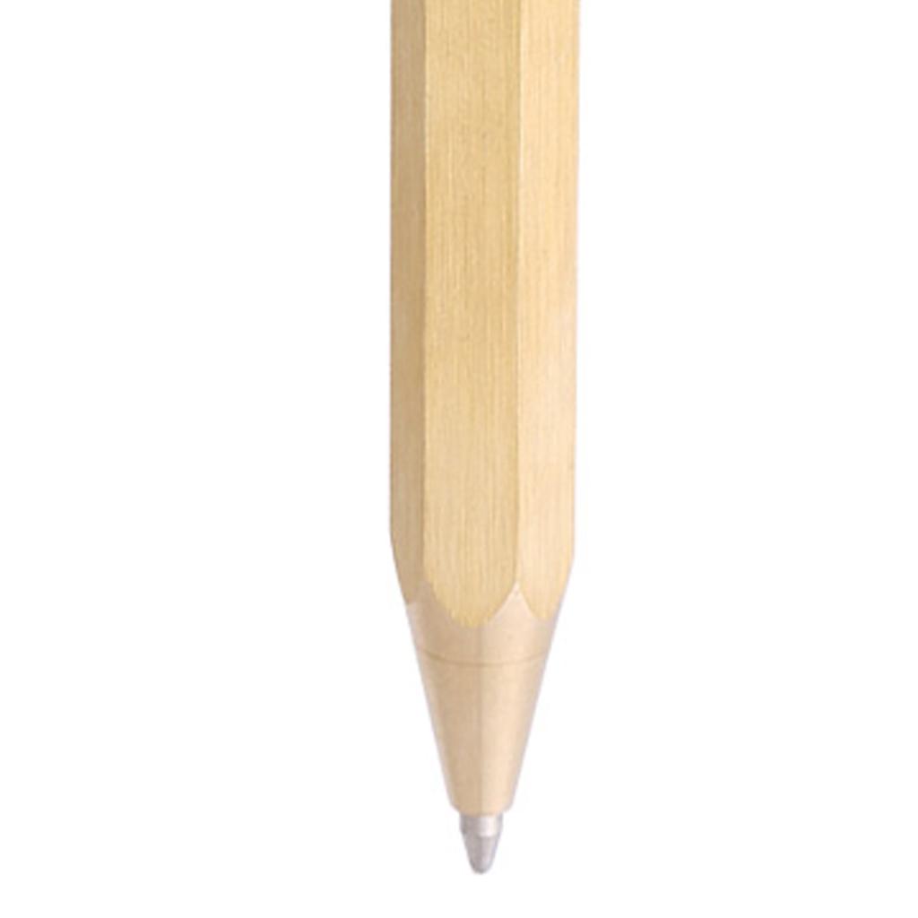 1PC Copper Brass Pen Spring Ballpoint Pen Writing Stationery   Supplies